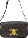 【CELINE】セリーヌ『トリオンフ キャンバス クロード ショルダーバッグ』194142CUZ.04LU レディース 1週間保証【中古】