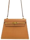 【HERMES】エルメス『ミニケリー 外縫い』○P刻印1986年製 レディース ショルダーバッグ 1週間保証【中古】