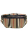 【BURBERRY】バーバリー『アイコン ストライプ Eキャンバス ソニー バムバッグ』8026838 メンズ ボディバッグ 1週間保証【中古】