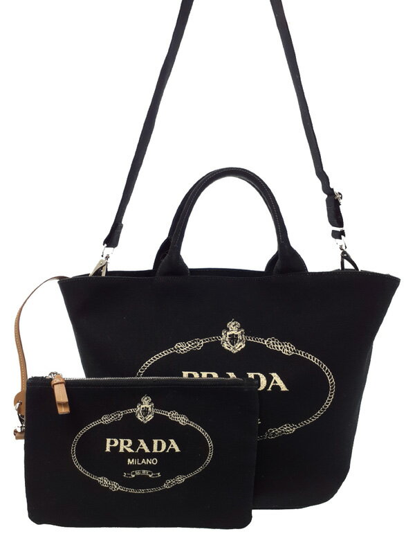 PRADA】プラダ『カナパ ファブリック 2WAYトートバッグ PRADA】プラダ『カナパ ファブリック 2WAYトートバッグ