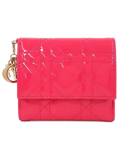 【Christian Dior】クリスチャンディオール『レディディオール ロータスウォレット』S0181OVRB レディース 三つ折り短財布 1週間保証【中古】 【Christian Dior】クリスチャンディオール『レディディオール ロータスウォレット』S0181OVRB レディース 三つ折り短財布 1週間保証【中古】