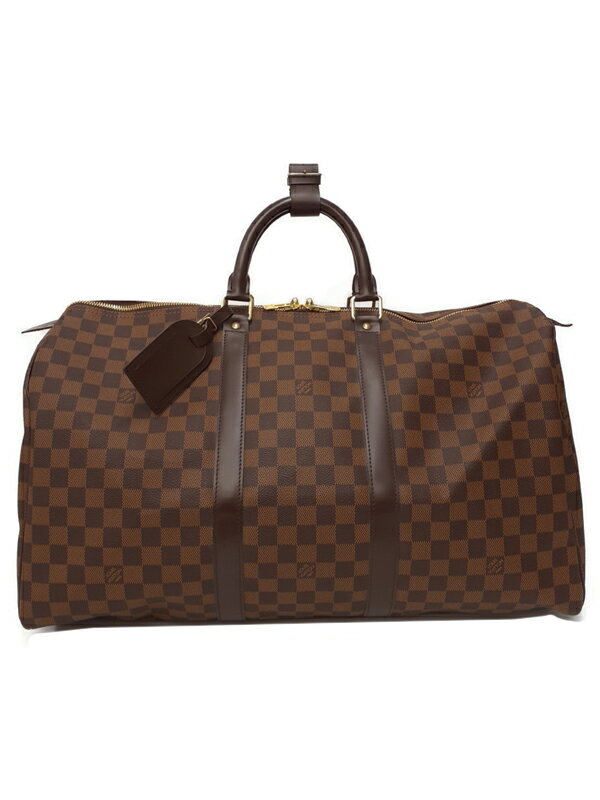 LOUIS VUITTON】ルイヴィトン『ダミエ キーポル50』N41427 LOUIS VUITTON】ルイヴィトン『ダミエ キーポル50』N41427
