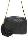 【CHANEL】シャネル『ココマーク ダイヤステッチ チェーンショルダーバッグ』レディース 1週間保証【中古】
