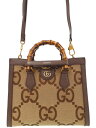 【GUCCI】グッチ『グッチ ダイアナ ジャンボGG スモール トートバッグ』660195 レディース 2WAYバッグ 1週間保証【中古】