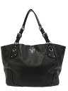 【PRADA】プラダ『レザー トートバッグ』メンズ レディース 1週間保証【中古】