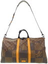 【LOUIS VUITTON】ルイヴィトン『ダミエ ジャイアント キーポル バンドリエール50』N40360 メンズ 2WAYバッグ 1週間保証【中古】(4)