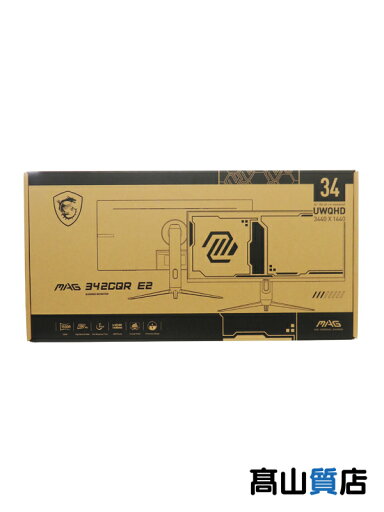【MSI】【未使用品】『GAMING MONITOR』MAG 342CQR E2 PC周辺機器 1週間保証【中古】 【MSI】【未使用品】『GAMING MONITOR』MAG 342CQR E2 PC周辺機器 1週間保証【中古】