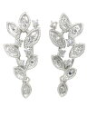 【TASAKI】タサキ『K18WG ダイヤモンド0.16ct イヤリング リーフモチーフ』1週間保証【中古】