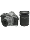 【OLYMPUS】オリンパス『OM-D E-M10 EZダブルズームキット シルバー』2014年2月発売 ミラーレス一眼カメラ 1週間保証【中古】