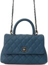【CHANEL】シャネル『マトラッセ トップハンドル フラップバッグ』A92990 レディース 2WAYバッグ 1週間保証【中古】