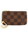 【LOUIS VUITTON】ルイヴィトン『ダミエ カードキーケース ポシェット クレ』N62658 ユニセックス キーリング付コインケース 1週間保証【中古】