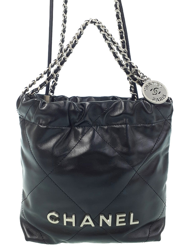 【CHANEL】シャネル『シャネル22 ミニ ハンドバッグ』AS3980 レディース 2WAYバッグ 1週間保証【中古】のサムネイル