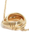 【TIFFANY&Co.】ティファニー『K18PG アトラス X クローズド インターロッキング ネックレス』1週間保証【中古】