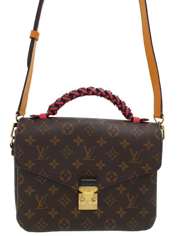 【LOUIS VUITTON】ルイヴィトン『モノグラム ポシェット メティスMM』M43984 レディース 2WAYバッグ 1週間保証【中古】