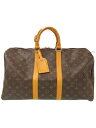 【LOUIS VUITTON】ルイヴィトン『モノグラム キーポル45』M41428 メンズ レディース ボストンバッグ 1週間保証【中古】