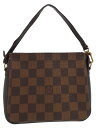 【LOUIS VUITTON】ルイヴィトン『ダミエ トゥルース メイクアップ』N51982 レディース アクセサリーポーチ 1週間保証【中古】