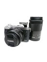 【Canon】キヤノン『EOS M6 ダブルズームキット』EOSM6SL-WZOOMKIT 2017年 シルバー 2420万画素 SDXC フルHD動画 ミラー...