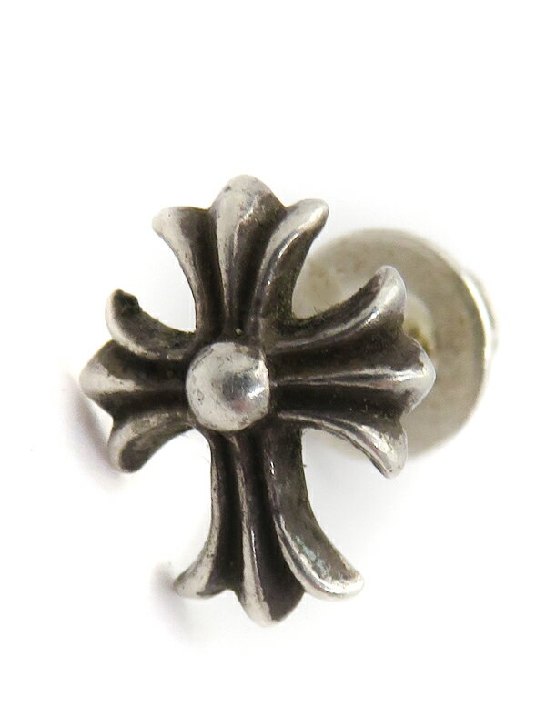 【CHROME HEARTS】クロムハーツ『シルバーピアス No2 CH CRS/CHクロススタッド』ユニセックス 1週間保証【中古】