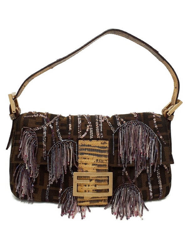 FENDI フェンディ ハンドバッグ ズッカ柄 マンマバケット 16165 FENDI】フェンディ『ズッカ柄 マンマバケット』8BR000