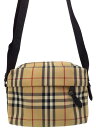 【BURBERRY】バーバリー『チェック柄 ショルダーバッグ』8084111 メンズ レディース 1週間保証【中古】