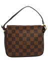 【LOUIS VUITTON】ルイヴィトン『ダミエ トゥルース メイクアップ』N51982 レディース アクセサリーポーチ 1週間保証【中古】