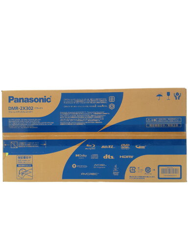 【Panasonic】【訳あり未使用品】パナソニック『ブルーレイディスクレコーダー 全自動ディーガ ブラック』DMR-2X302 映像機器 1週間保証【中古】 【Panasonic】【訳あり未使用品】パナソニック『ブルーレイディスクレコーダー 全自動ディーガ ブラック』DMR-2X302 映像機器 1週間保証【中古】