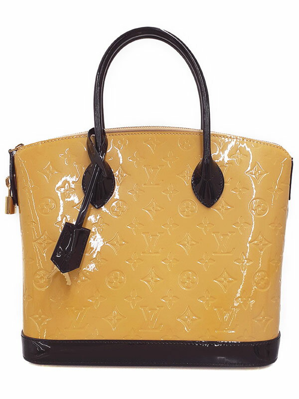 【LOUIS VUITTON】ルイヴィトン『モノグラム ヴェルニ ロックイットPM』M90251 レディース ハンドバッグ 1週間保証【中古】