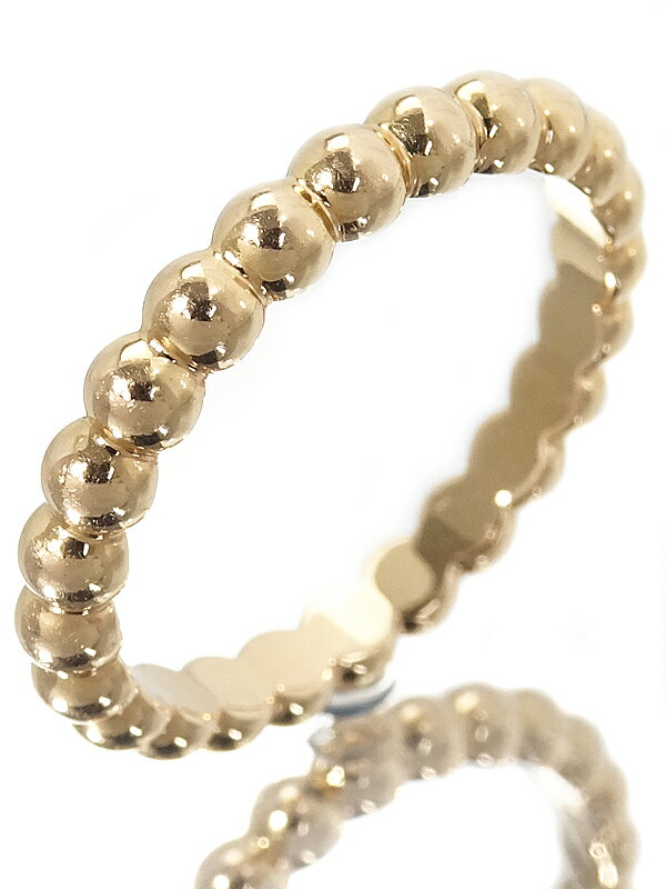 【Van Cleef ＆ Arpels】ヴァンクリーフ&アーペル『K18PG ペルレ ゴールドパール リング ミディアムサイズ』11.5号 1週間保証【中古】のサムネイル