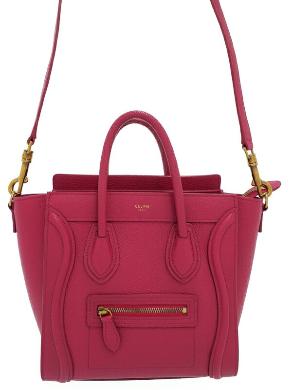 【CELINE】セリーヌ『ラゲージ ナノ』189243 レディース 2WAYバッグ 1週間保証【中古】