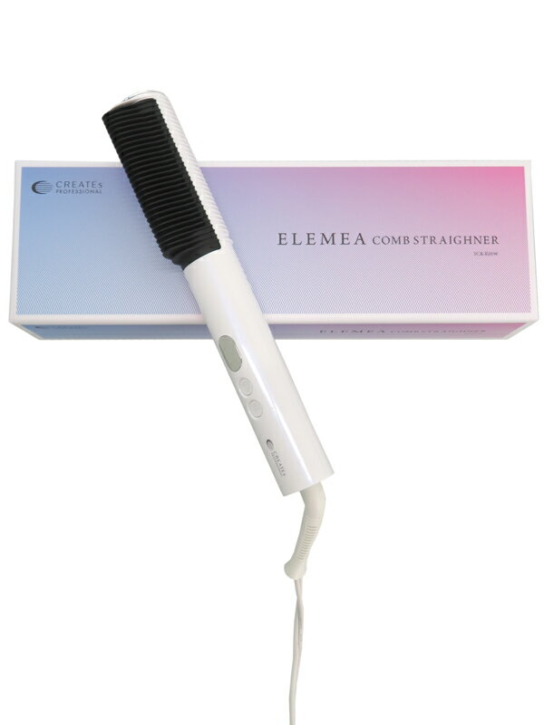 【CREATEs】クレイツ『ストレートアイロン / エレメア コームストレイナー』SCK-K01W 2025年9月発売 美容家電 1週間保証【中古】