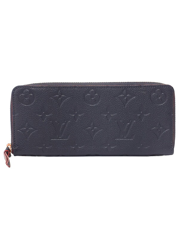 【LOUIS VUITTON】ルイヴィトン『モノグラム アンプラント ポルトフォイユ クレマンス』M69415 レディース ラウンドファスナー長財布 1週間保証【中古】