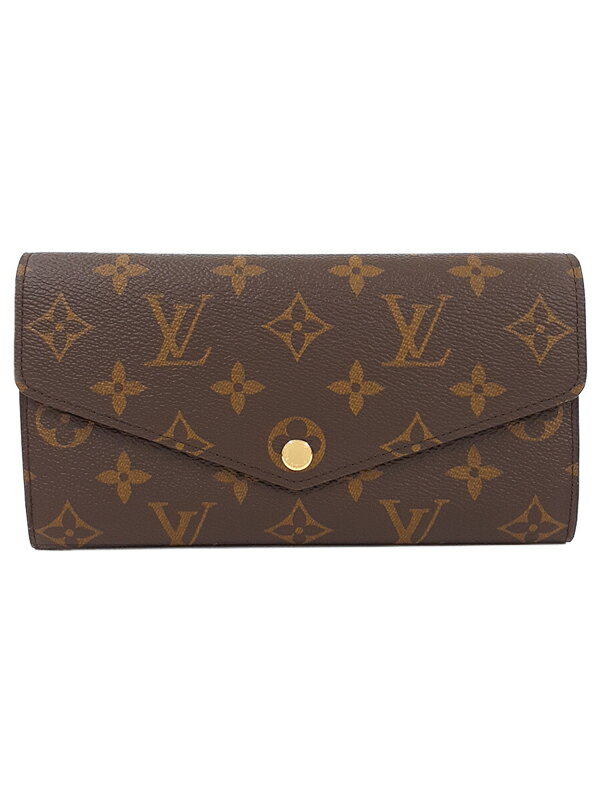【LOUIS VUITTON】ルイヴィトン『モノグラム ポルトフォイユ サラNM』M83580 レディース 二つ折り長財布 1週間保証【中古】