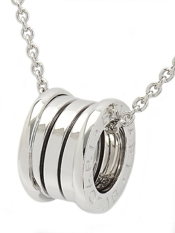 Rakuten - 【BVLGARI】ブルガリ『K18WG B-zero1(ビーゼロワン) ネックレス』1週間保証【中古】