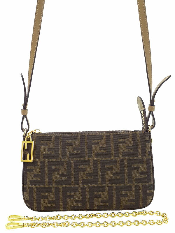 乐天商城 - 【FENDI】フェンディ『バゲット スリム クラッチ』8BS073 レディース 2WAYバッグ 1週間保証【中古】