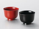 食洗機対応:春秋型 汁椀ペア 黒・朱 2客:和食器 おもてなし おしゃれ かわいい 冠婚葬祭 御祝 結婚祝い 引出物 法事 還暦 記念品 退職 両親 友人 誕生...