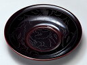 牡丹彫 茶托 溜 5枚:本漆塗り 日本製 コースター 来客用 おしゃれ かわいい 記念品 プレゼント ギフト 母の日 雑貨 日本製 国産