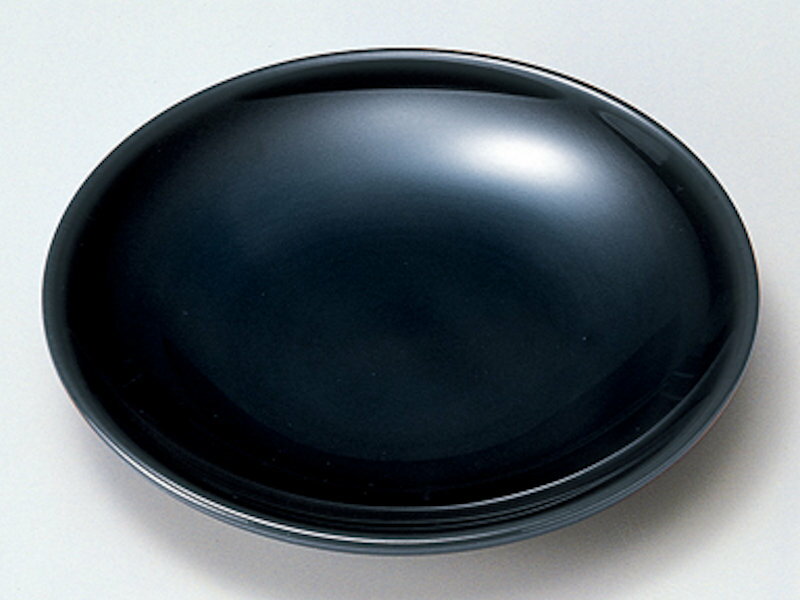 4,5銘々皿 黒 5枚：木製漆塗り 日本製 和菓子 茶道 来客用 おしゃれ かわいい 御祝 記念品 プレゼント ギフト