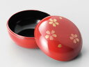 桜 小物入れ 朱 1個:日本製 和風 ピアス ジュエリー おしゃれ かわいい 御祝 記念品 誕生日 プレゼント ギフト 母の日 雑貨 日本製 国産