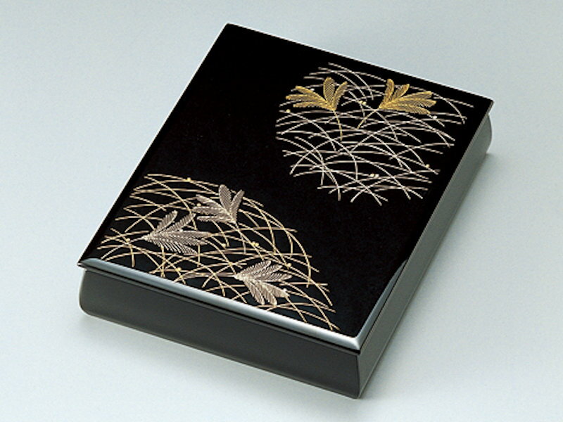 【受注生産品】武蔵野 文庫(A4サイズ) 黒 1個:木製 日本製 書類入れ デスク 御祝 記念品 プレゼント ギフト 母の日 雑貨 日本製 国産