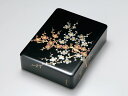 沈金紅白梅 文庫 黒 1個:木製漆塗り 日本製 書類入れ デスク 御祝 記念品 プレゼント ギフト 母の日 雑貨 日本製 国産