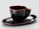 コーヒーカップ セット 溜 1組:本漆塗り 漆器 マグカップ ソーサー 黒 ブラック おしゃれ 珈琲 紅茶 お酒 グラス おしゃれ かわいい 記念品 結婚式 誕...