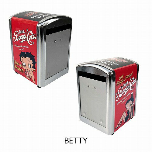 ★ナプキンホルダー 4種★アメリカン雑貨 アメリカ雑貨 アメキャラ ベティちゃん bettyboop ガーフィールド GARFIELD DAD DRINKBOY NAPKIN HOLDER ナプキンケース ナプキン入れ 収納ボックス ペーパーケース ペーパーボックス おしゃれ かわいい 人気 2