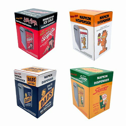 ★ナプキンホルダー 4種★アメリカン雑貨 アメリカ雑貨 アメキャラ ベティちゃん bettyboop ガーフィール..