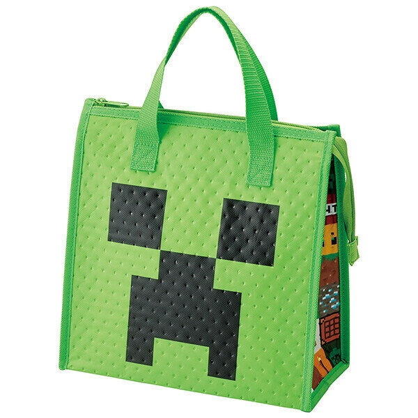 ★マインクラフト 不織布 保冷バッグ★生活雑貨 ランチ雑貨 クーラートートバッグ Minecraft マイクラ レジャー お弁当 ランチバック 保冷ランチバッグ 保冷トートバッグ 保冷 キャラクター 人気のサムネイル