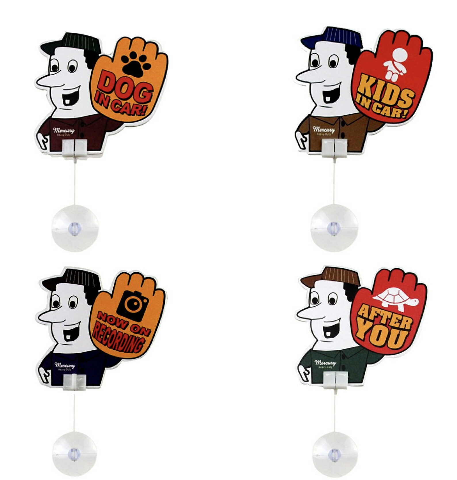 ★マーキュリー ウインドウサイン スイング 吸盤★アメリカン雑貨 アメリカ雑貨 Mercury カーウィンドウ..