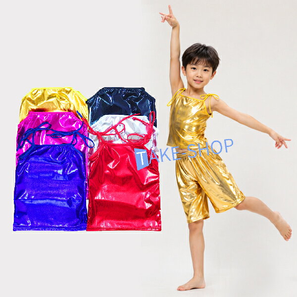 サイズ表(cm) 総丈 バスト - - - - xxs(100-100cm) 31 50-60 - xs (120-130cm) 33 54-65 S (140-150cm) 37 60-70 M (35-45kg) 39 66-80 L (45-55kg) 41 76-90 XL (55-65kg) 43 84-105 &nbsp; 素材：ポリエステル・スパンコール セット内容：キャミソール。ストラップの長さが含まれておりません。長さの調整可能 カラー：7色。 商品説明： キャミソール、6色、6サイズに展開。メタリックは、光を反射し、キラキラと美しく輝くので舞台衣装にバツグン！！ ▼子供マネキン身長120cm、xs(120-130cm)サイズ着用 スパンコール素材について：スパンコール素材につき、剥がれやすい特性があります。製造上の原因で、小数量の取れにつき、弊社にて良品範囲内とさせていただきます。本番での舞台栄えのみを考えたデザインのため練習着には適しません。ご了承の上ご注文お願い致します。通常の洗濯は出来ませんので本当にやさしく手洗いか絞ったタオルで軽く拭いて消臭スプレーをして下さい。品質に関して： 本番での舞台栄えのみを考えたデザインのため、海外生産となります。日本製と比べ、縫製が甘い所がありますので、出荷の際に、一着ずつ検品しております。当店では、使用可能なものという範囲で商品仕入、販売しております。万が一お届けいたしました商品に不備があった場合は、例えば、小さいシミ、汚れ、多少の糸のほつれ、左右対称1〜2cmの誤差、などご使用に問題のないものは不良品扱いは致しません。機械による生産過程において、どうしても発生する場合がございますが、ご了承の上お買い上げ下さいますようお願い申し上げます。 生地、縫製上に穴が空いている、など、不良品となりますので、気軽くに弊社にご連絡ください。交換いたしますので、どうぞよろしくお願いいたします。▼サイズ詳細等の測り方はスタッフ間で統一、徹底はしておりますが、若干の誤差がある場合がございます。