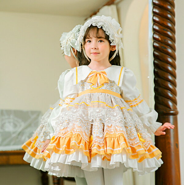 ロリータ　 女の子　ロリータドレス　リボン　ワンピース　可愛い　お姫様ドレス 半袖/長袖自由に変える Lolita Dress　森ガール　メイド服　ワイン　 ロリータ風ワンピ　ゴスロリ ハロウィン コスプレ衣装 コスチューム