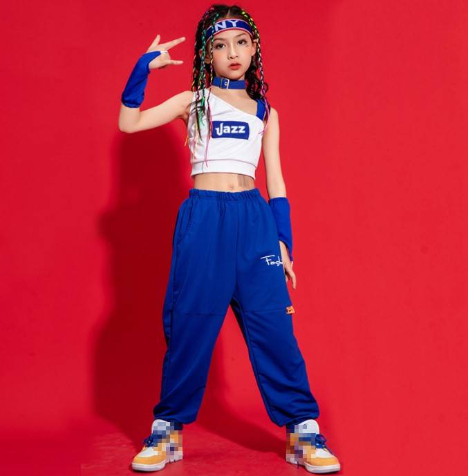 キッズダンス衣装　ヒップホップ セットアップ 【取り寄せ品・送料無料・8サイズ】女の子 ガールズ　上..