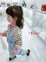 デニム オールインワン【ゆうパケット便送料無料】サロペット カバーオール 女の子 子供 キッズ ジュニア ミニスカート ボトムス女の子 キッズ子供こども ジュ...