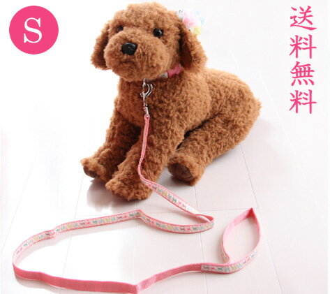 ゆうパケット便送料無料★愛犬首輪&リード2点セット★小型犬向け、お散歩アイテム、【Sサイズ】犬用品・ペットグッズ・中型犬、大型犬